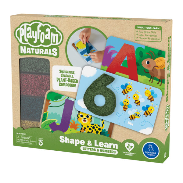 Playfoam Naturals Shape & Learn Letters & Numbers