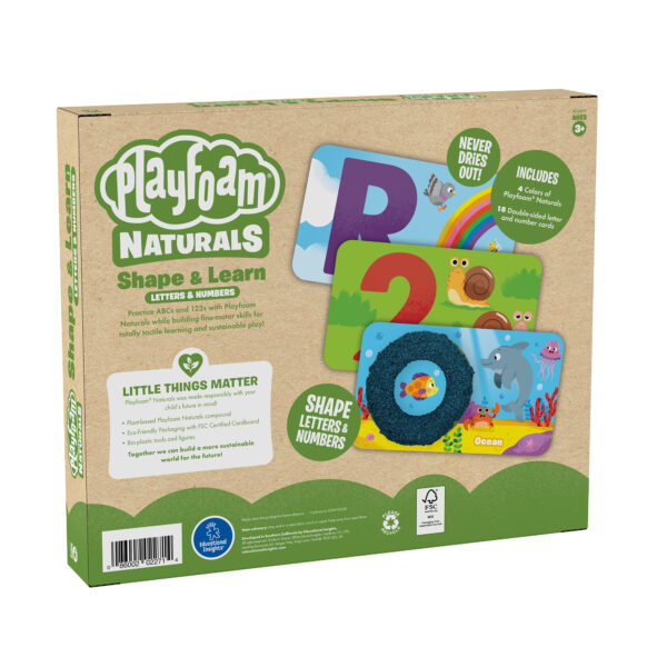 Playfoam Naturals Shape & Learn Letters & Numbers