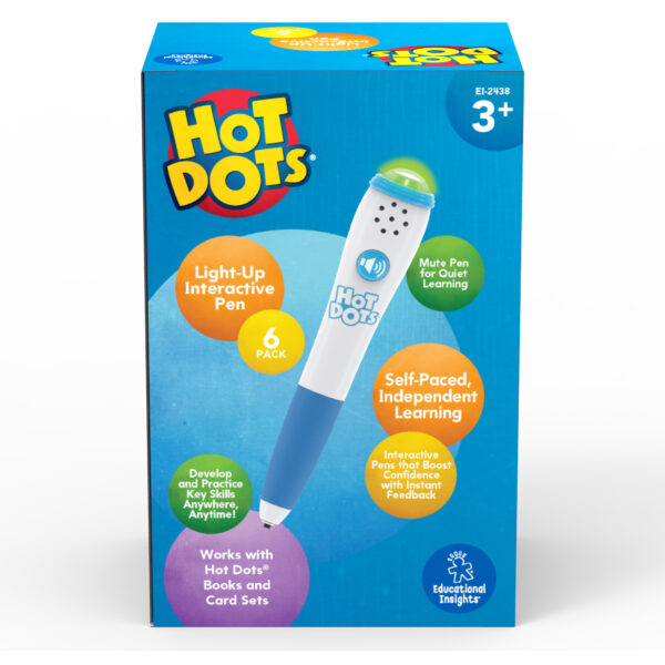 Hot Dots Light-Up Interactive Pen 6-Pack