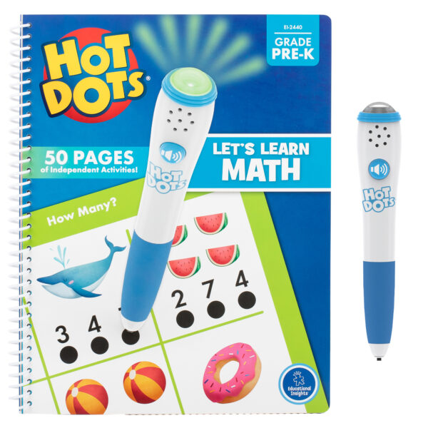 Hot Dots Let's Learn Pre-K Math!