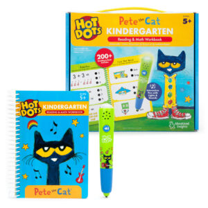 Hot Dots Pete the Cat Kindergarten Reading & Math