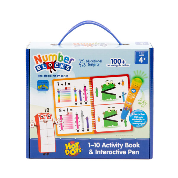 Hot Dots 1-10 Numberblocks Activity Book & Interactive Pen