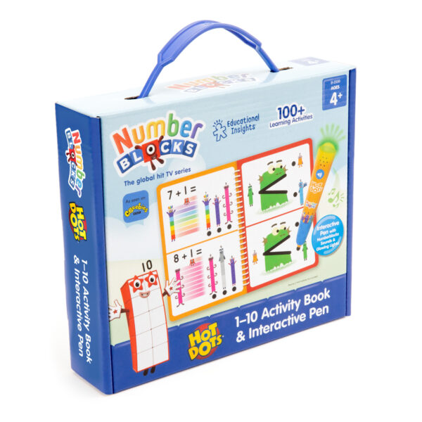 Hot Dots 1-10 Numberblocks Activity Book & Interactive Pen