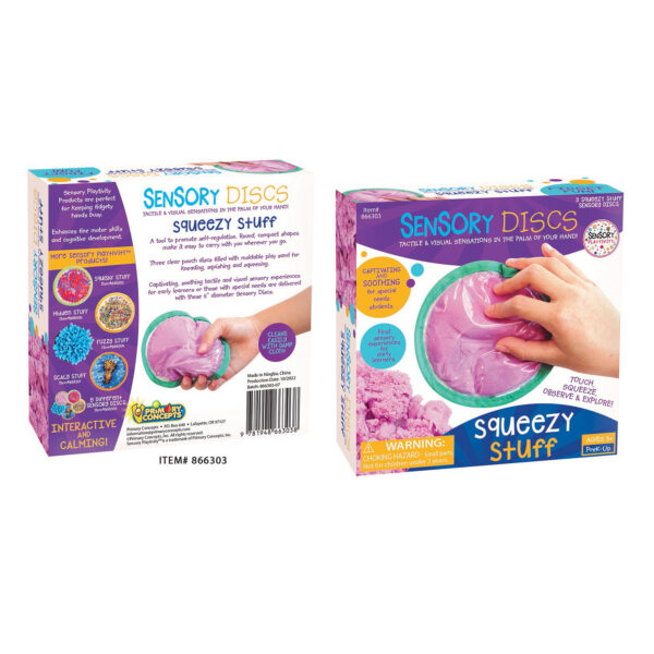 Squeezy Stuff Sensory Discs 3-Pack