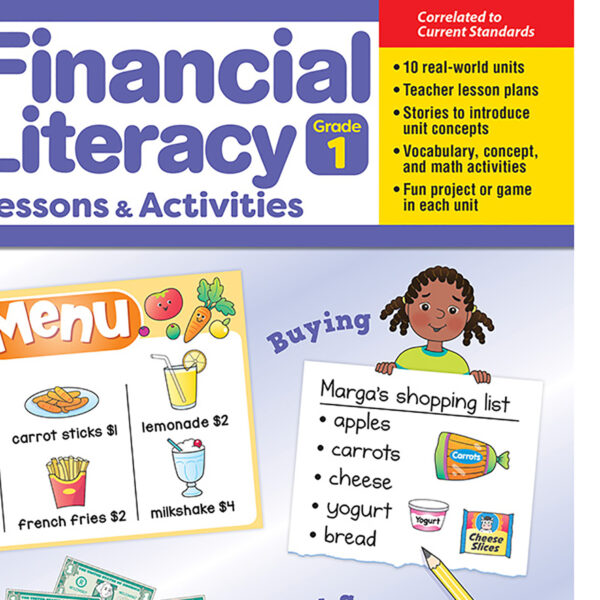 Financial Literacy Lessons & Activities, Grade 1