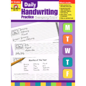 Daily Handwriting Practice Book: Contemporary Cursive