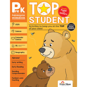 Top Student Activity Book, Grade PreK