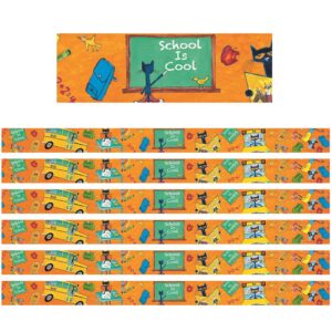 Pete the Cat School is Cool Spotlight Border, 35 Feet Per Pack, 6 Packs