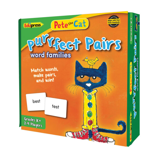 Pete the Cat Purrfect Pairs Game: Word Families