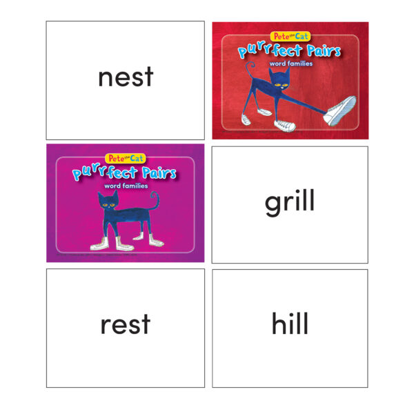 Pete the Cat Purrfect Pairs Game: Word Families