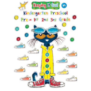 Pete the Cat Keeping It Cool In...Bulletin Board Set