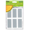 Rectangles Scratch Off Stickers, 180 Per Pack, 6 Packs