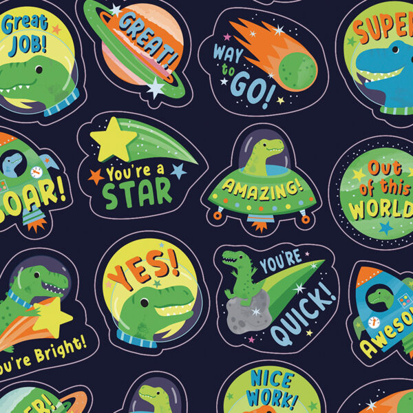 Dinosaur Dinosaur Breath Scented Stickers, 80 Per Pack, 6 Packs