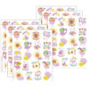 Flamingo Strawberry Lemonade Scented Stickers, 80 Per Pack, 6 Packs