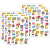 Dessert Gnomes Candy Scented Stickers, 80 Per Pack, 6 Packs