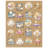 Star Cookies Sugar Cookie Scented Stickers, 80 Per Pack, 6 Packs