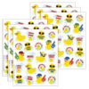 Rubber Duckies Bubblebath Scented Stickers, 80 Per Pack, 6 Packs