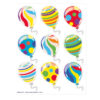 Celebration Balloons Giant Stickers, 36 Per Pack, 12 Packs