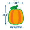 Fall Pumpkin Giant Stickers, 36 Per Pack, 12 Packs