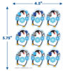 Winter Penguin Giant Stickers, 36 Per Pack, 12 Packs