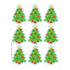 Christmas Tree Giant Stickers, 36 Per Pack, 12 Packs