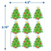 Christmas Tree Giant Stickers, 36 Per Pack, 12 Packs