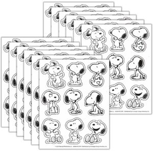 Peanuts Snoopy Giant Stickers, 36 Per Pack, 12 Packs