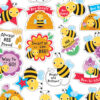 Honey Scented Stickers, 80 Per Pack, 6 Packs