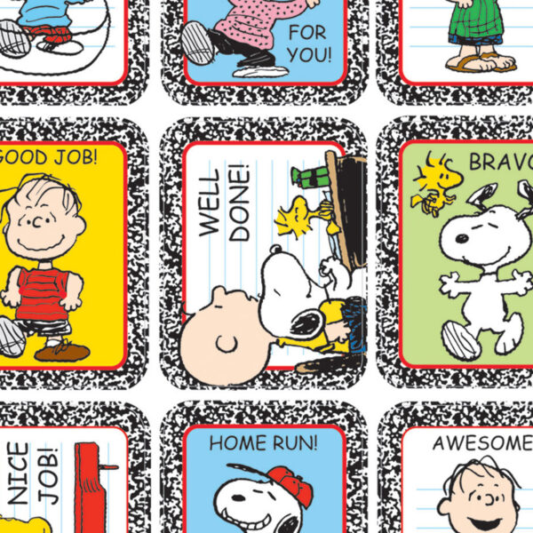 Peanuts Motivational Sticker, 36 Per Pack, 12 Packs