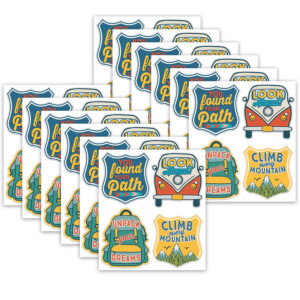 Adventurer Sticker Badges Stickers, 40 Per Pack, 12 Packs