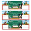 Mickey Mouse Clubhouse Self-Adhesive Name Plates, 36 Per Pack, 3 Packs