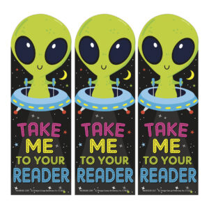 Take Me To Your Reader Green Apple Scented Bookmarks, 24 Per Pack, 3 Packs