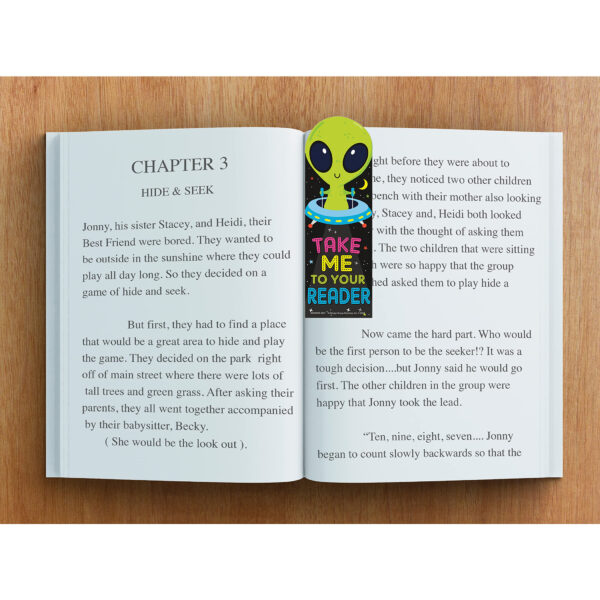 Take Me To Your Reader Green Apple Scented Bookmarks, 24 Per Pack, 3 Packs