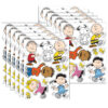 Peanuts Classic Characters Window Clings, 12 Sheets