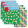 Peanuts Mini Reward Charts with Stickers, 36 Per Pack, 3 Packs