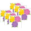 A Teachable Town Flowers Paper Cut-Outs, 36 Per Pack, 6 Packs