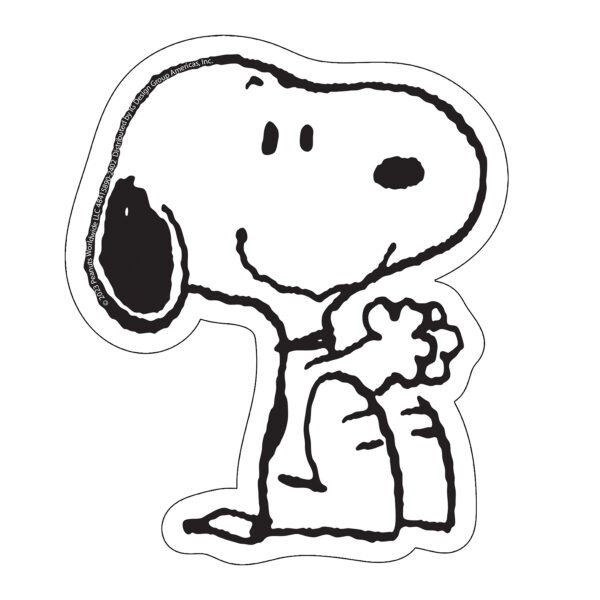 Peanuts Snoopy Assorted Paper Cut-Outs, 36 Per Pack, 3 Packs