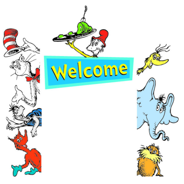 Dr. Seuss Welcome Go-Arounds, 8 Pieces Per Set, 3 Sets