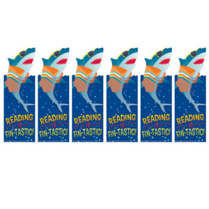 Shark Reading is Fin-Tastic Bookmarks, 36 Per Pack, 6 Packs