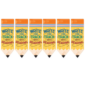 Pencil Write on Track with Reading Bookmarks, 36 Per Pack, 6 Packs