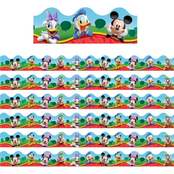 Mickey Mouse Clubhouse Characters Deco Trim, 37 Feet Per Pack, 6 Packs