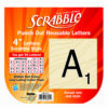 Scrabble Deco 4" Letters, 96 Per Pack, 3 Packs