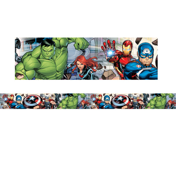 Marvel Deco Trim Extra Wide Die Cut, 37 Feet Per Pack, 3 Packs