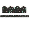 Simply Sassy Black Terrazzo Deco Trim Extra Wide Die Cut, 37 Feet Per Pack, 6 Packs