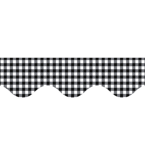 Gingham Extra Wide Deco Trim, 37 Feet Per Pack, 6 Packs