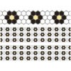 The Hive Floral Mosaic Deco Trim, 37 Feet Per Pack, 6 Packs