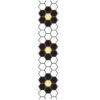 The Hive Floral Mosaic Deco Trim, 37 Feet Per Pack, 6 Packs