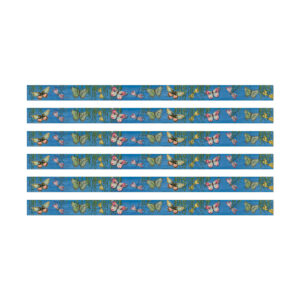 Curiosity Garden Butterfly Deco Trim, 37 Feet Per Pack, 6 Packs