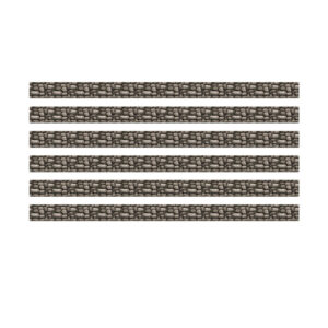 Curiosity Garden Stone Wall Deco Trim, 37 Feet Per Pack, 6 Packs