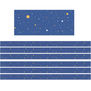 Once Upon A Dream Starry Night Deco Trim, 37 Feet Per Pack, 6 Packs